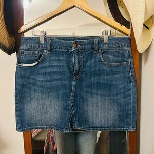 GAP Dark Blue Denim Mini Skirt